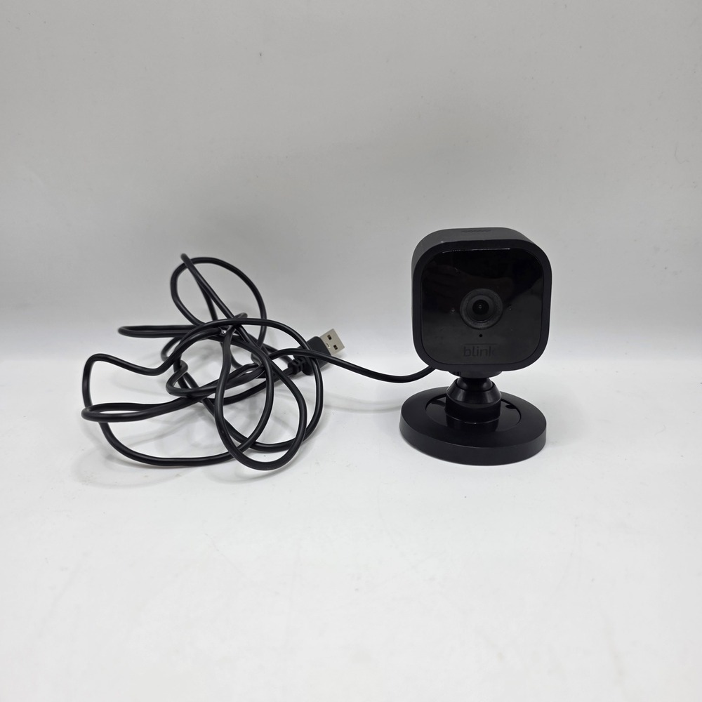 Blink Mini Indoor Security Camera Black 1080p HD Video Night Vision Smart Home